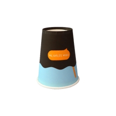 Custom Disposable Single Wall Taste Paper Cup 