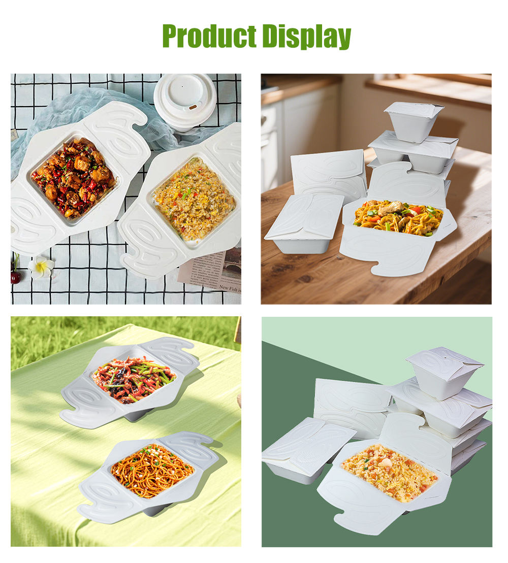 Disposable Sugarcane Meal Box 