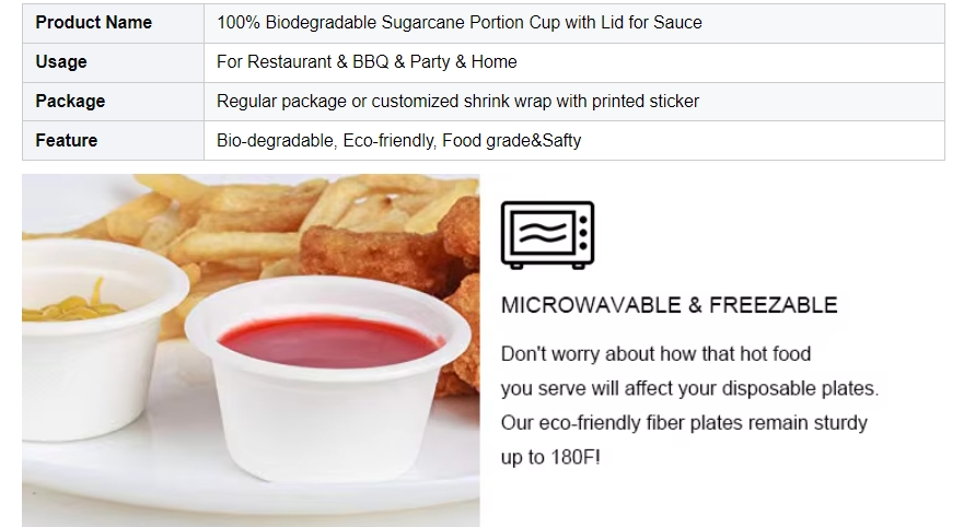 5 OZ Sugarcane Bagasse Coffee Cups