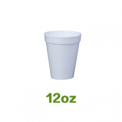 12 oz Foam Cups With Lid