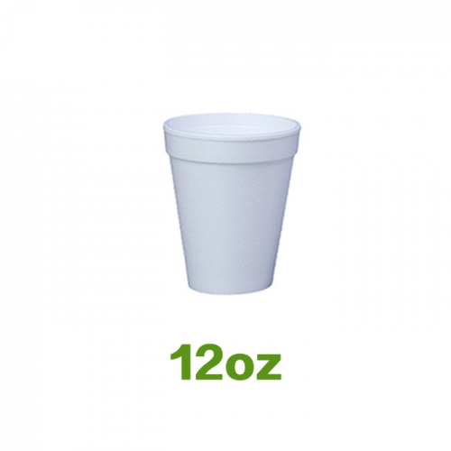 12 oz Foam Cups With Lid