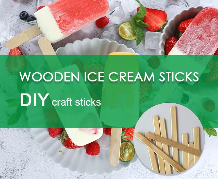 wooden Ice Cream Sticks