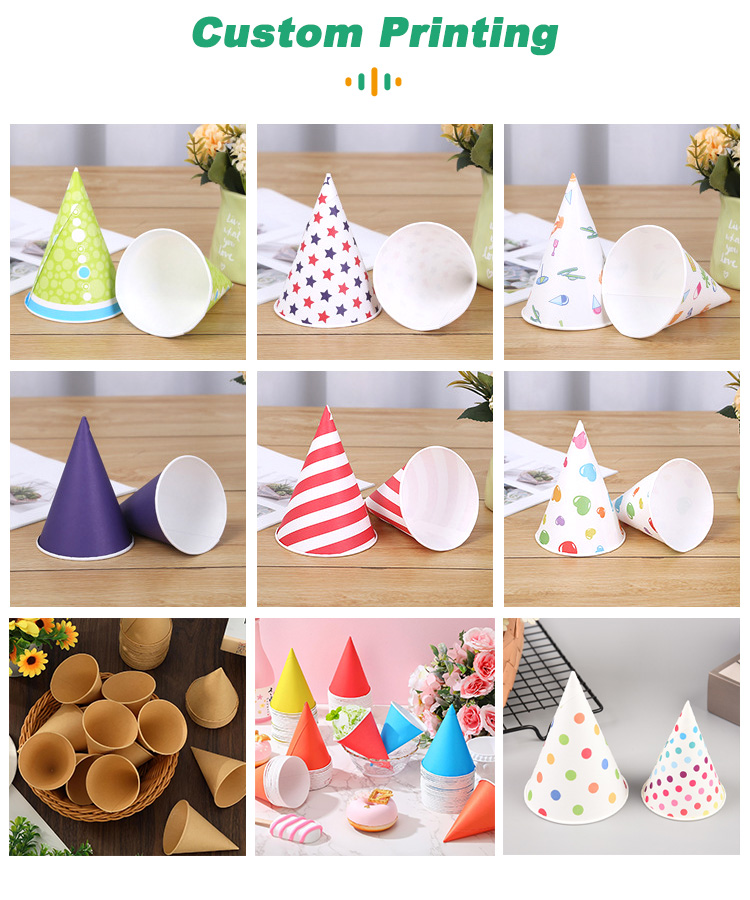 Custom Printing Cone Paper Cup