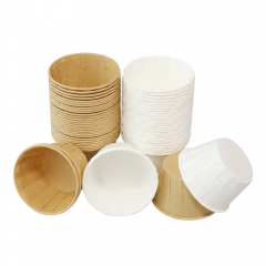 0.5/0.75/1/1.25/2/3.25oz Disposable Paper Sauce Cup For Ketchup