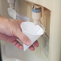 Custom White Brown Disposable Paper Snow Cone Cups