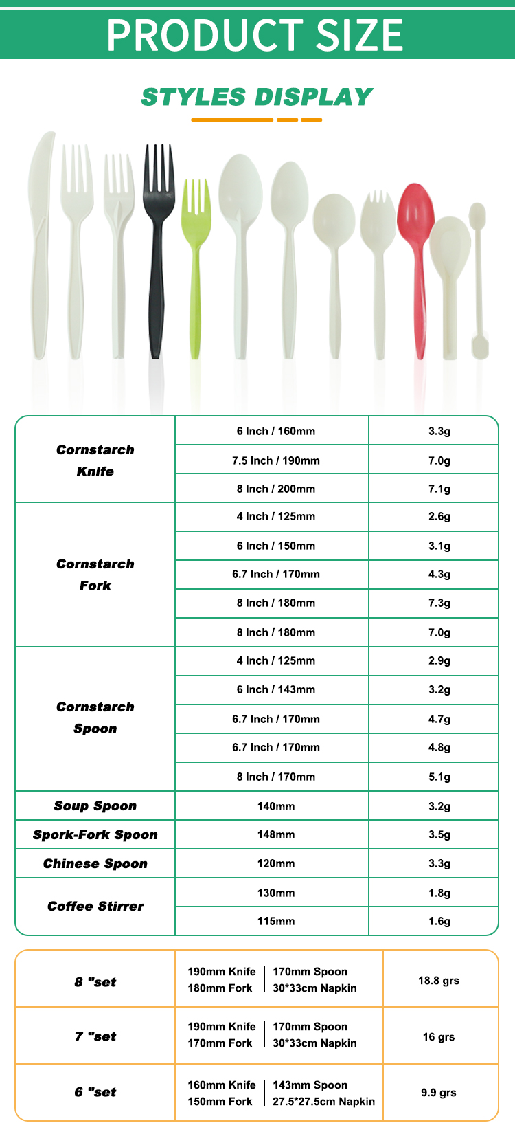 cornstarch spoon wholesale