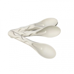 5inch Compostable Disposable Bagasse Pulp Spoon
