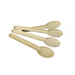 5inch Compostable Disposable Bagasse Pulp Spoon