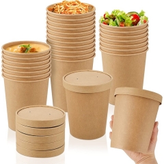 14oz Disposable Cups for Hot Soup