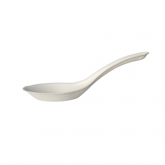 Bagasse Pulp Chinese Small Soup Spoon