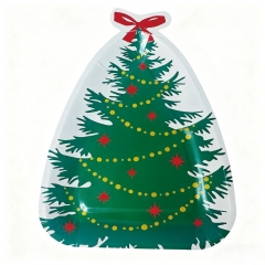 Custom Printed Pizza Shaped Paper Plates