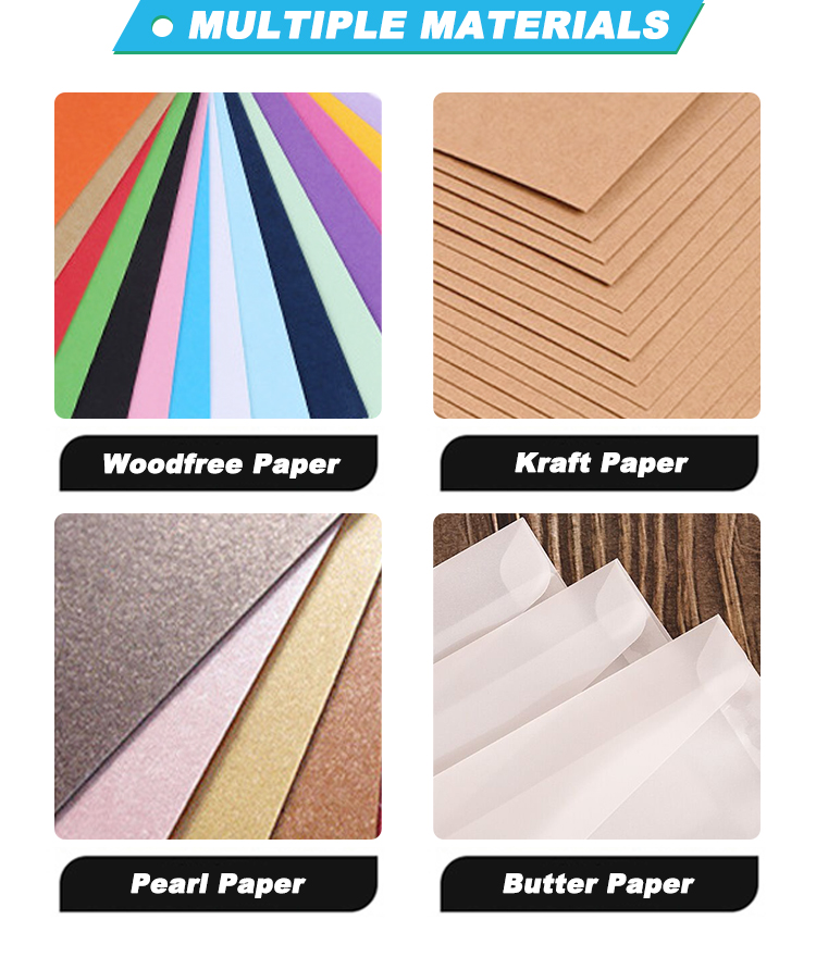 324*229mm Colored Paper Envelopes Self Adhesive Paper Envelope Bag