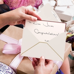 125*175mm Triangular Diamond-Shaped Paper Envelope with Folding Cardboard