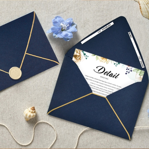 125*175mm Triangular Diamond-Shaped Paper Envelope with Folding Cardboard