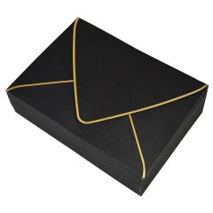 Custom Luxury Gift Gold Side Printing Paper Envelope