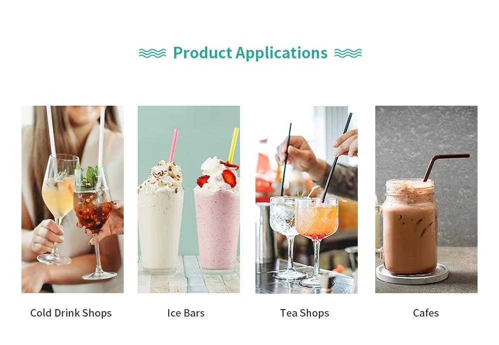 Custom Clear PLA Straws 