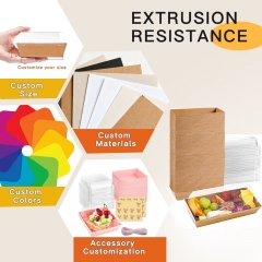 Paper Dessert Cheese Box Disposable Paper Sushi Box