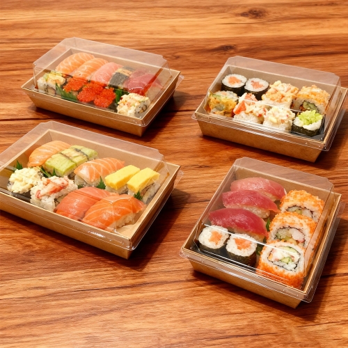 Paper Dessert Cheese Box Disposable Paper Sushi Box