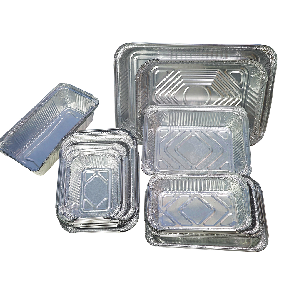  Aluminum Foil Container with Foil Cardboard Lid