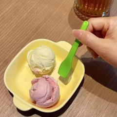 Eco-Friendly Colorful CPLA Ice Cream Spoons