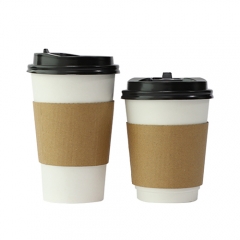 12 oz Paper Sleeve Coffee Cup Fan