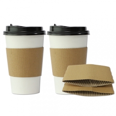 12 oz Paper Sleeve Coffee Cup Fan