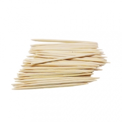 Bamboo Round Toothpicks With Storage Holder