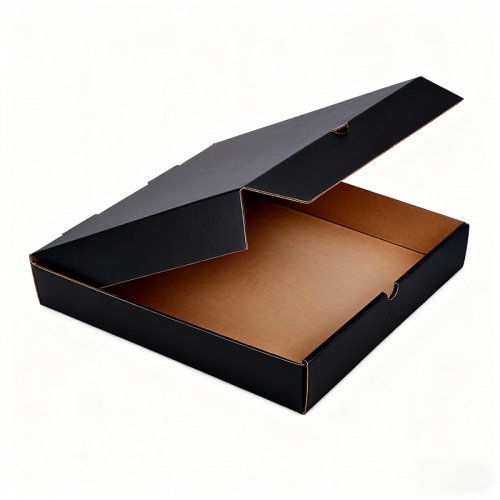 Black Pizza Paper Boxes