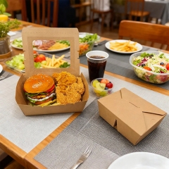 2-Compartment Food Packaging Boxes