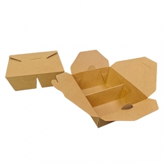 2-Compartment Food Packaging Boxes