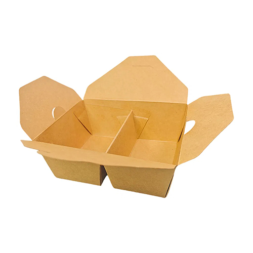 2-Compartment Food Packaging Boxes