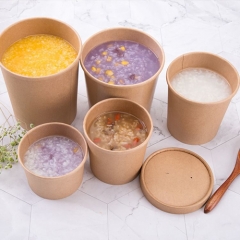 16 OZ Soup Bowls Round Paper Soup Boxes Wholesale
