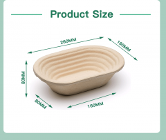 Oval Banneton Bread Proofing Basket