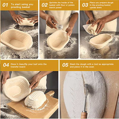 Bread proofing basket how to use