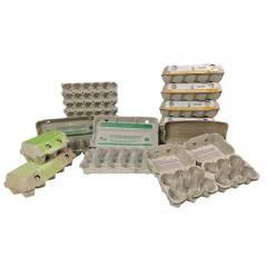 Paper Pulp Egg Cartons 1/2/4/6/8/10/12/15/18/20/30 Cells Biodegradable Color Paper Egg Tray