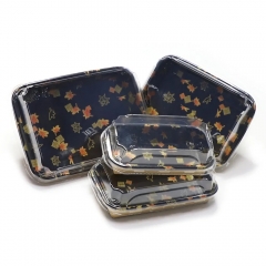 Paper Sushi Tray with Dome Lid