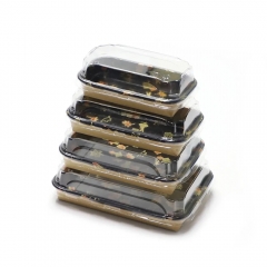 Paper Sushi Tray with Dome Lid