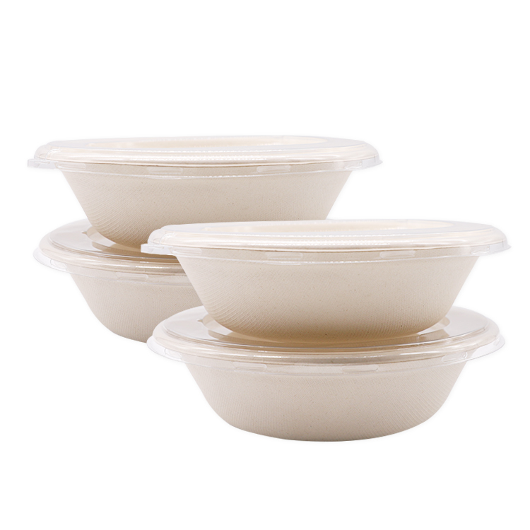 1000ml Bagasse Bowl with Lid