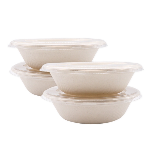 1000ml Bagasse Bowl with Lid