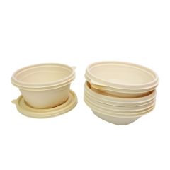 1500ml Corn Starch Bowls with Lid for Serving