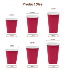 Compostable Square Paper Cup for Coffee