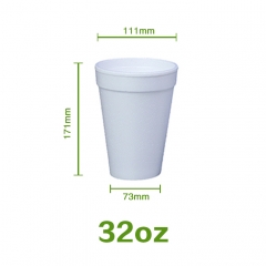 8 oz Foam Cups for Hot Cold Beverages