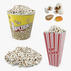 Balde de papel pipoca Whosale Custom Fats Food