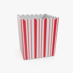 Balde de papel pipoca Whosale Custom Fats Food