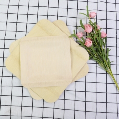 3.5inch 7inch 9inch 10inch Compostable Round Bamboo Plates
