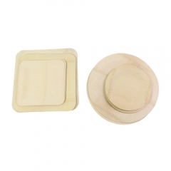 3.5inch 7inch 9inch 10inch Compostable Round Bamboo Plates