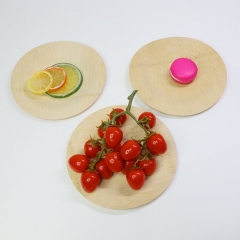 3.5'' Compostable Bamboo Plates for Wedding Parties