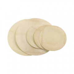 3.5inch 7inch 9inch 10inch Compostable Round Bamboo Plates