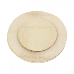 3.5'' Compostable Bamboo Plates for Wedding Parties