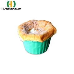 Colored Disposable 1 1.5 2 2.5 oz Paper Cup Cake in Microwave